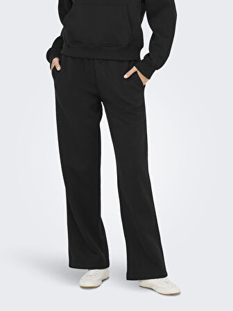 ONLBEST LIFE STRAIGHT PANT SWT NOOS Kadın Black Eşofman Altı - 15338734