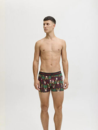 Jack Jones Rudolph 2 Çorap 1 Boxer Paket 12285137