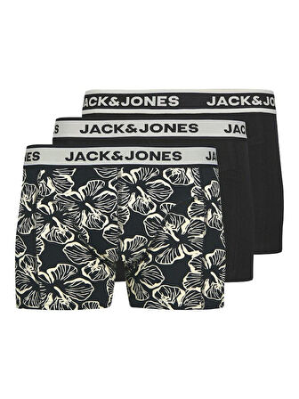 Jack Jones Lıam Flower 3 Lü Paket Erkek Boxer 12286178