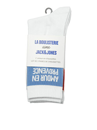 Jack Jones Boulı Tennıs 3 Lü Paket Erkek Çorap 12286387