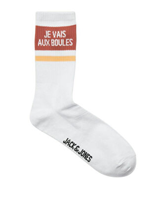 Jack Jones Boulı Tennıs 3 Lü Paket Erkek Çorap 12286387