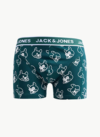 Jack & Jones Yeşil Erkek Boxer 12262234_JACBULLDOG TRUNK TRY