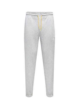 Only & Sons Rahat Açık Gri Erkek Eşofman Altı ONSRILEY REG LIFE SWEAT PANTS VD