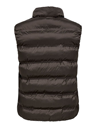 ONSUNION SEAMLESS LIFE PUFFER VEST OTW Erkek Kahverengi Yelek - 22034830