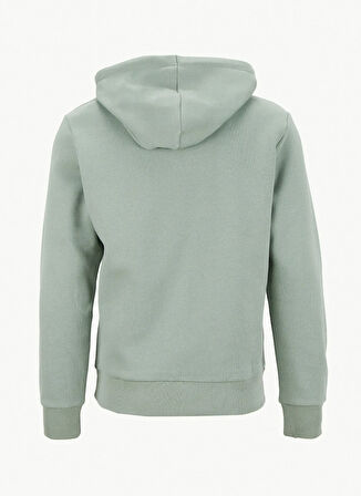 Jack & Jones Kapüşon Yaka Yeşil Erkek Sweatshırt 12279119_JJGEPLAS SWEAT HOOD LN