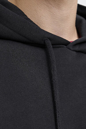 Erkek Jack & Jones JJYUKI Front Sweat Hood – Kapüşonlu, Yumuşak Kumaş, Rahat Kesim, Günlük Kullanıma Uygun Sweatshirt 