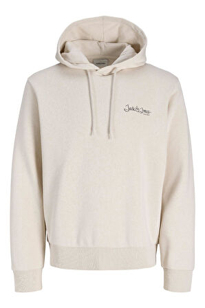 Erkek Jack & Jones JJYUKI Front Sweat Hood – Kapüşonlu, Yumuşak Kumaş, Rahat Kesim, Günlük Kullanıma Uygun Sweatshirt 