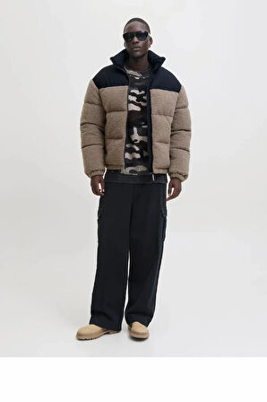 Jack Jones Flare Teddy Puffer Erkek Ceket 12286050