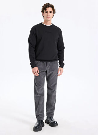 Jack & Jones Bol Paça Gri Erkek Kargo Pantolon 12258138_JPSTKANE CORDUROY JOGGER S