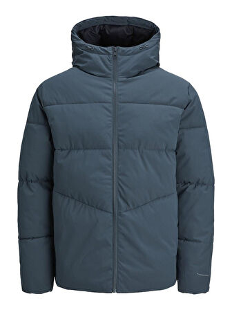 Jack & Jones JJGLOBAL Puffer Jacket | Kapüşonlu Kışlık Erkek Mont 