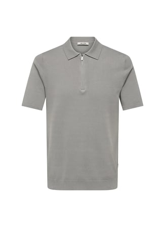 Only & Sons Gri Erkek Kazak 22028606 ONSWYLER LIFE ZIP POLO KNT