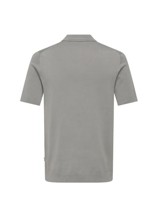 Only & Sons Gri Erkek Kazak 22028606 ONSWYLER LIFE ZIP POLO KNT