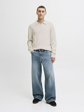 Jack Jones Blamılano Polo Yaka Relax Fit Erkek Kazak 12281743