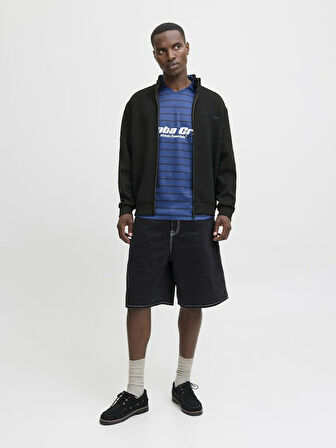 Jack Jones Jcofusıon Scuba Sweat Zıp Hıgh Neck Noos 12282703