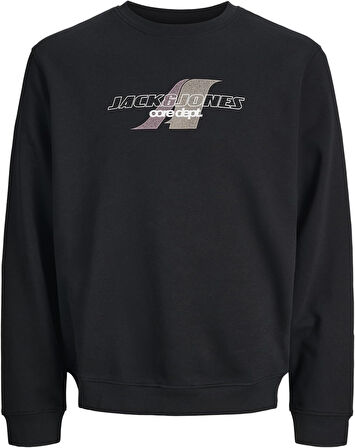 Jack Jones Erkek Siyah Sweat 12282791