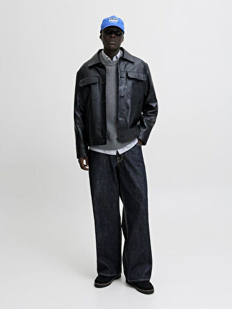 Jack Jones Norrebro Bisiklet Yaka Loose Fit Erkek Kazak 12282728