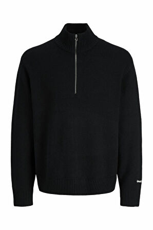 Jack Jones Norrebro Fermuarlı Yaka Loose Fit Erkek Kazak 12282749