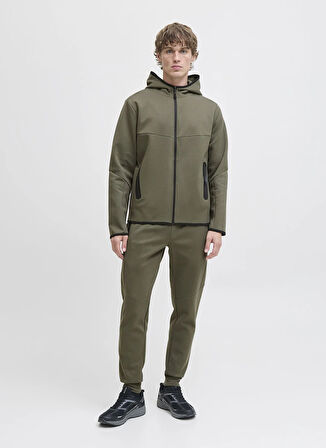 Jack & Jones Dar Yeşil Erkek Eşofman Altı 12261991_JPSTWILL FUSION SWEAT PANT