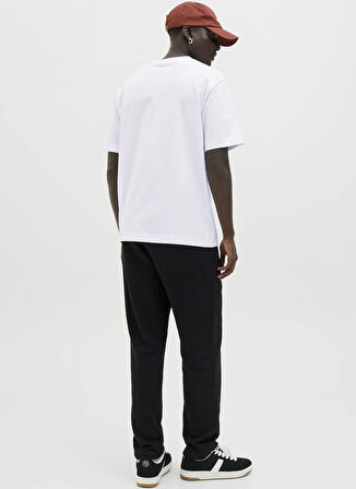 Jack & Jones Bisiklet Yaka Beyaz Erkek T-Shirt 12282892_JORNORREBRO EMB TEE SS CRE