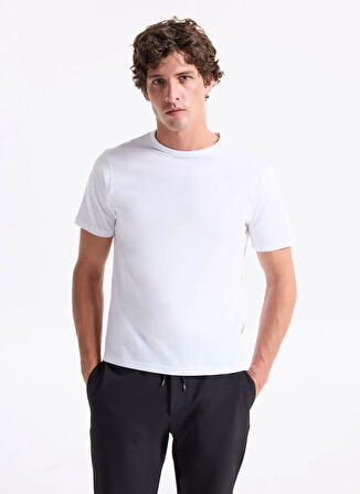 Jack & Jones Bisiklet Yaka Beyaz Erkek T-Shirt 12283659_JORSTYLING ICON TEE SS CN