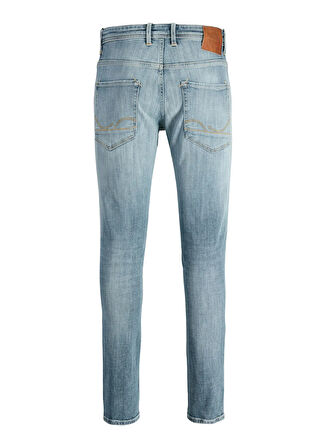 Jack & Jones Düşük Bel Dar Mavi Erkek Denim Pantolon 12282589_JJIGLENN JJDENVER JJ 544