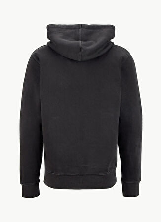 Jack & Jones Kapüşon Yaka Siyah Erkek Sweatshırt 12284013_JORINWOOD WASH SWEAT HOOD