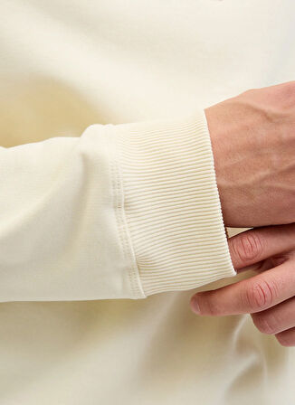 Jack & Jones Bisiklet Yaka Krem Erkek Sweatshırt 12282893_JORNORREBRO EMB SWEAT CREW