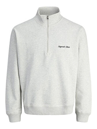 Jack Jones Norrebro Fermuarlı Yaka Relax Fit Erkek Sweat 12282899