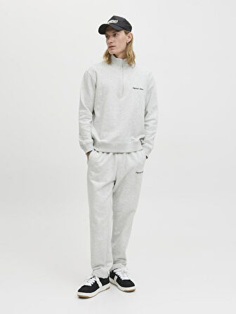 Jack Jones Norrebro Fermuarlı Yaka Relax Fit Erkek Sweat 12282899