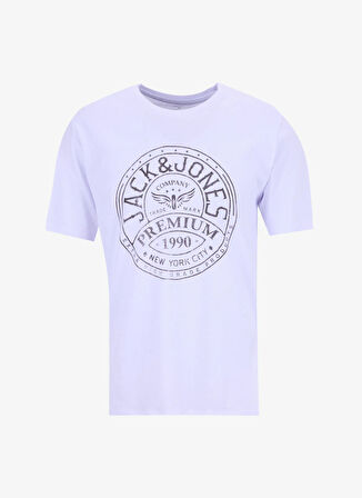 Jack & Jones Bisiklet Yaka Beyaz Erkek T-Shirt 12288083_JPRBLUZACK SS TEE FST