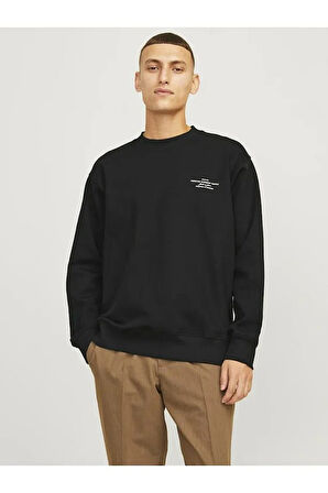 Jack & Jones Erkek Koyu Gri· Sweat 12261386