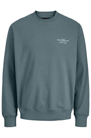 Jack & Jones Erkek Mavi Sweat 12261386