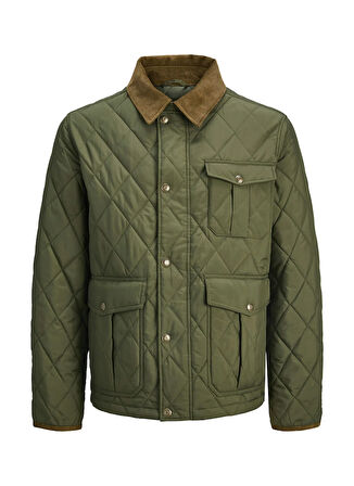 Jack & Jones Yeşil Erkek Mont 12283810_JPRBLUBRYAN QUILTED JACKET