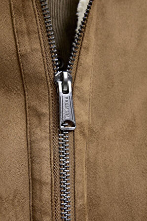 Erkek JPRCCLUKE Bomber Ceket – Siyah, Yüksek Kalite, Fermuarlı, Uzun Kollu, Günlük Kullanıma Uygun 