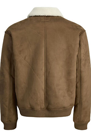 Erkek JPRCCLUKE Bomber Ceket – Siyah, Yüksek Kalite, Fermuarlı, Uzun Kollu, Günlük Kullanıma Uygun 