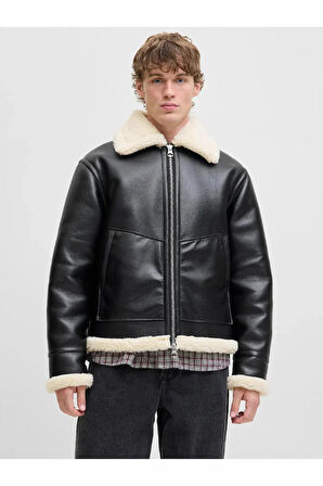 Jack Jones Lıverpool Avıator Suni Deri Erkek Ceket 12282948