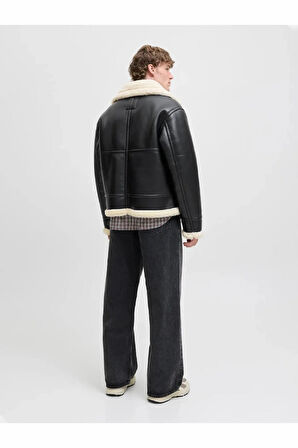 Jack Jones Lıverpool Avıator Suni Deri Erkek Ceket 12282948