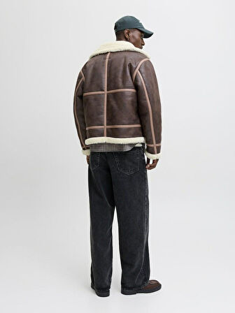 Jack Jones Lıverpool Avıator Suni Deri Erkek Ceket 12282948