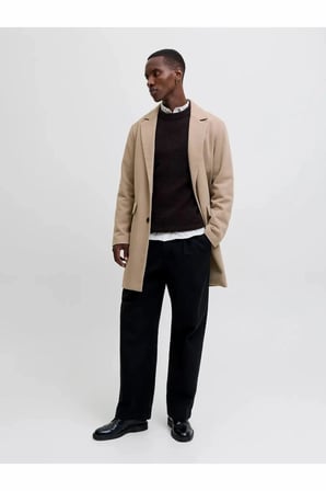 Jack Jones Harrıs Coat Erkek Kaban 12288145