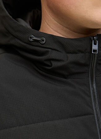 Jack & Jones Siyah Erkek Mont 12283873_JJGLOBAL PUFFER JACKET PLS
