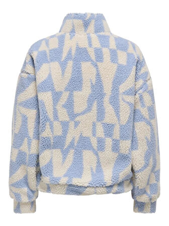 ONLNEW JANNE L/S HALF ZIP BOX SWT 