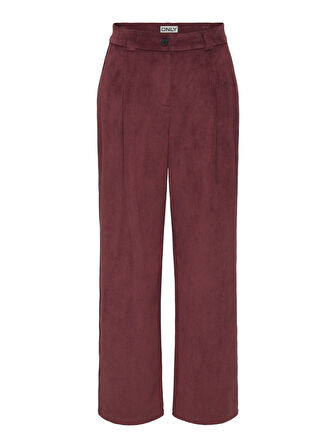 ONLY Kadın Bordo Pantolon 15353641BO