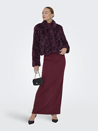 ONLY ONLGINNY Short Teddy Jacket OTW Kadın Kısa Teddy Mont - Sıcak ve Şık 