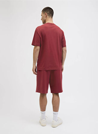 Jack & Jones Bisiklet Yaka Kırmızı Erkek T-Shirt 12282892_JORNORREBRO EMB TEE SS CRE