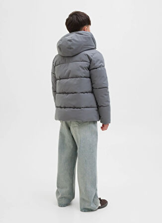 Jack & Jones Gri Erkek Çocuk Şişme Mont 12283847