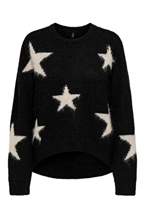 ONLAZU LS STAR O-NECK KNT 