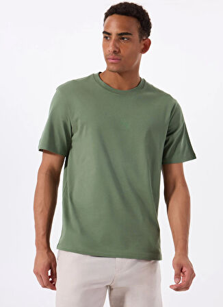 Jack & Jones Bisiklet Yaka Koyu Yeşil Erkek T-Shirt 12288374_JPRBLULOGO TEE SS CREW NEC
