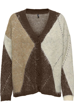 ONLNOEME JQ LS LIFE CARDI V-NECK KNT 