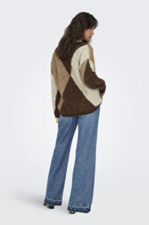 ONLNOEME JQ LS LIFE CARDI V-NECK KNT 