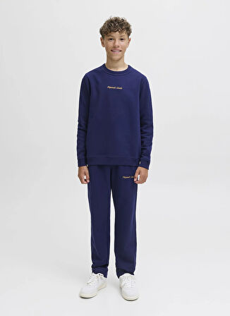 Jack & Jones Bol Paça Mavi Erkek Çocuk Eşofman Altı 12284054